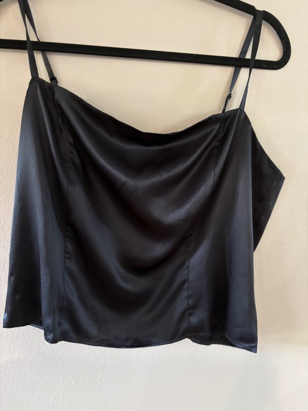 Silk Spaghetti Strap Top